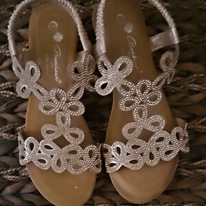 Elegant Silver Sandals